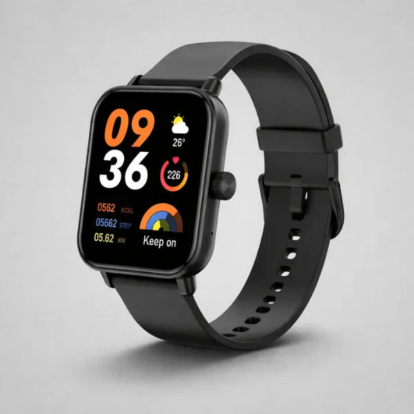 EvoPulse Smartwatch + Free Fitness Waist Bag